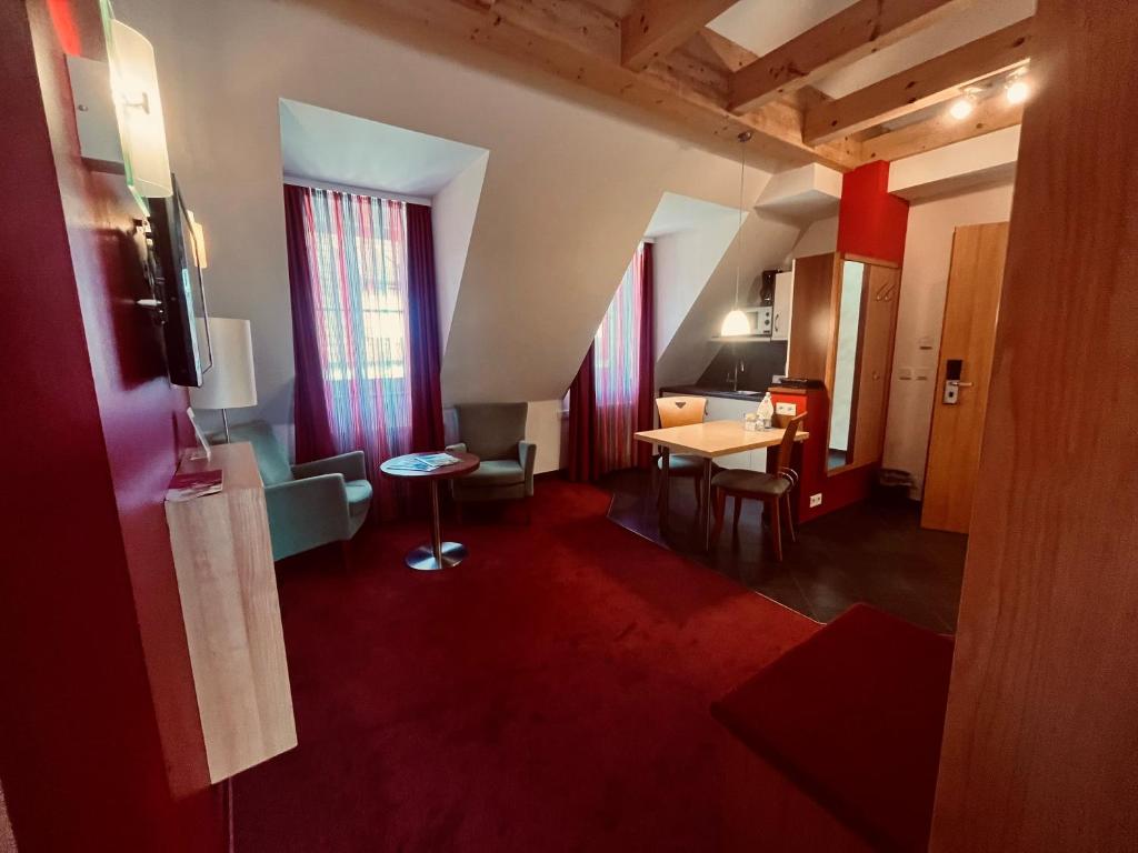 Posezení v ubytování Hotel Weisses Lamm