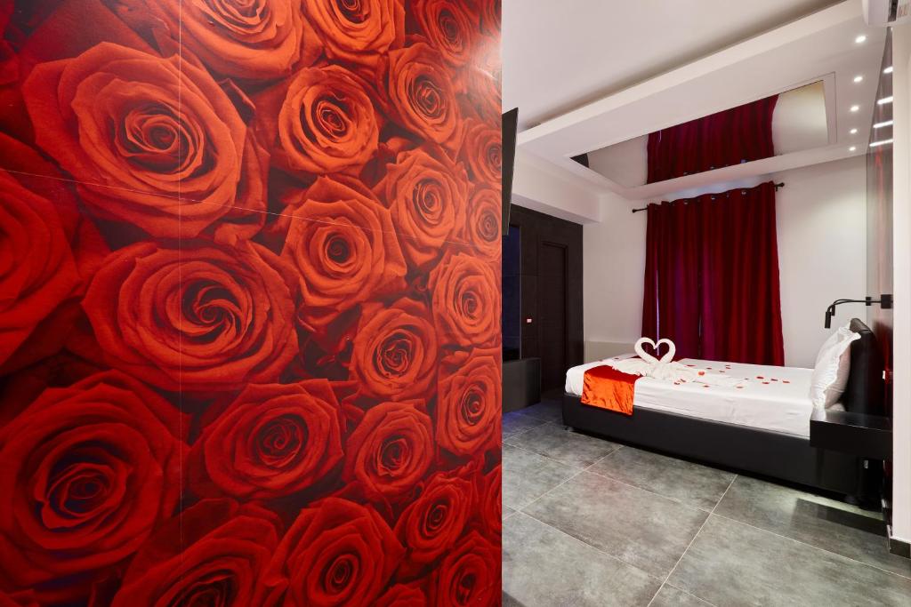 Postel nebo postele na pokoji v ubytování Suite Quarto Miglio