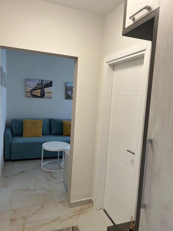 Posezení v ubytování Hello One Apartman