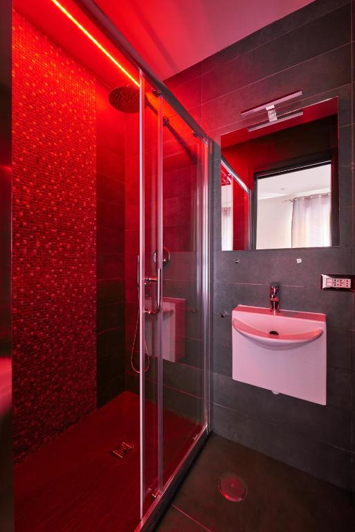 Koupelna v ubytování Suite Quarto Miglio