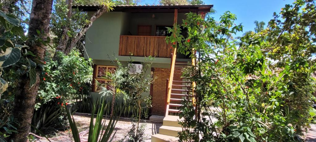 Um jardim em Pousada Macunaima