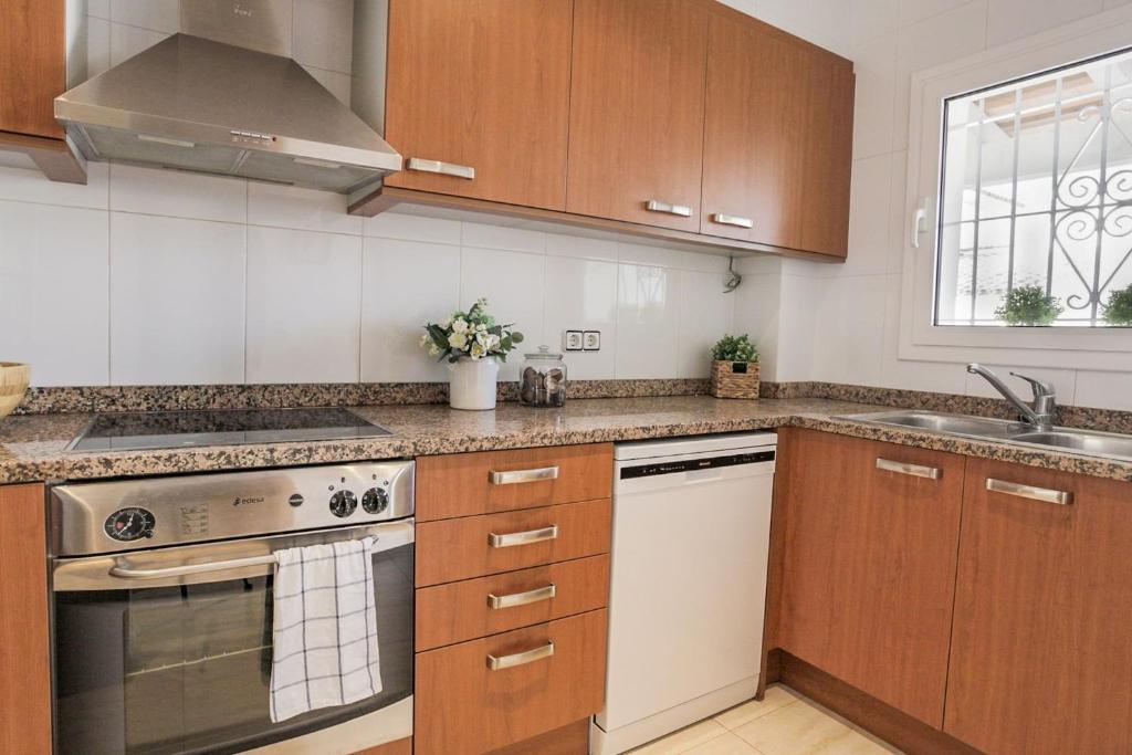 Kuchyň nebo kuchyňský kout v ubytování Casa Sunset