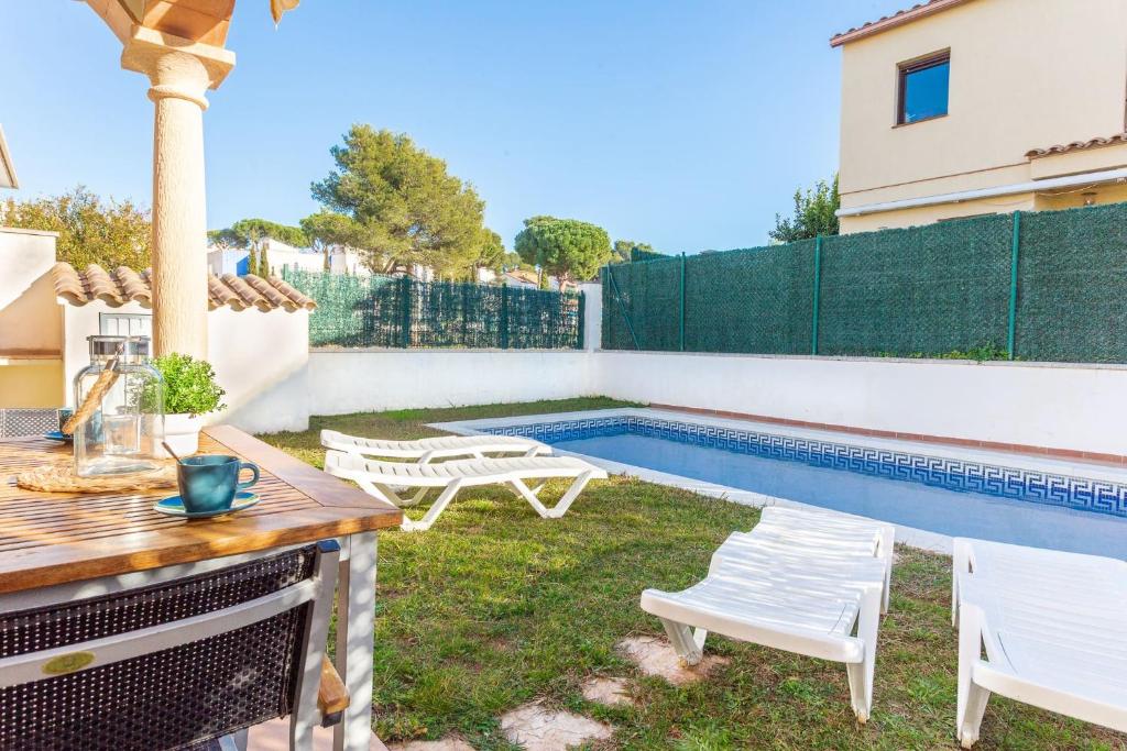 Bazén v ubytování Casa Sunset nebo v jeho okolí