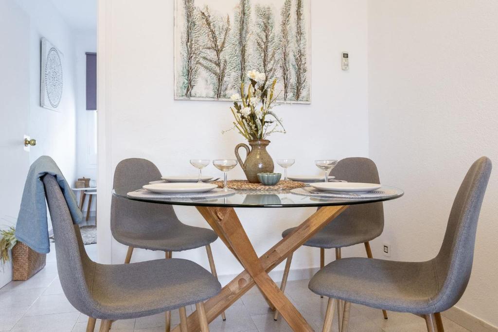 Posedenie v ubytovaní Apartamento Bohemia