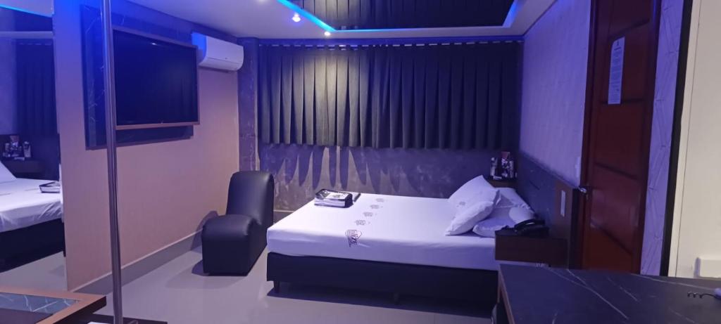 Postel nebo postele na pokoji v ubytování Deslize Motel