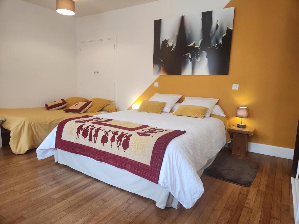Postel nebo postele na pokoji v ubytování BnB Confort