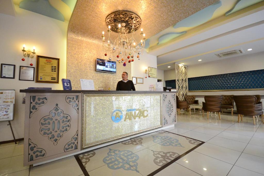 Vstupní hala nebo recepce v ubytování Grand Anzac Hotel