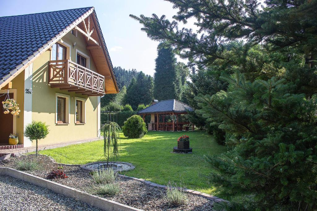 Zahrada ubytování Domek na Leśnej Wisła