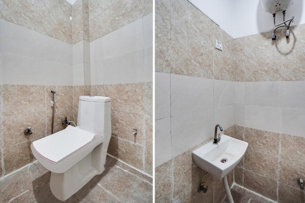 Koupelna v ubytování Hotel O Harmony