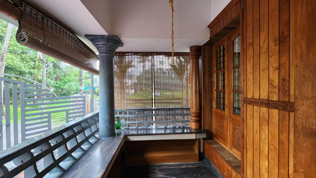 Balkón nebo terasa v ubytování EBs Guest House