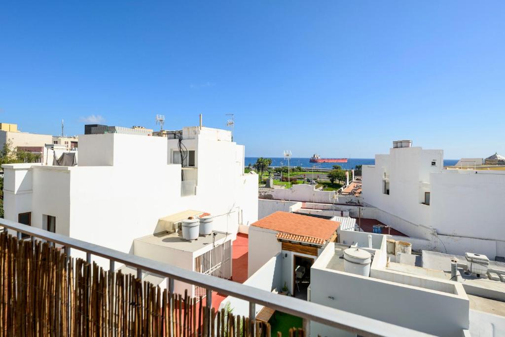 Balkón alebo terasa v ubytovaní Vegueta Rooftop Suites