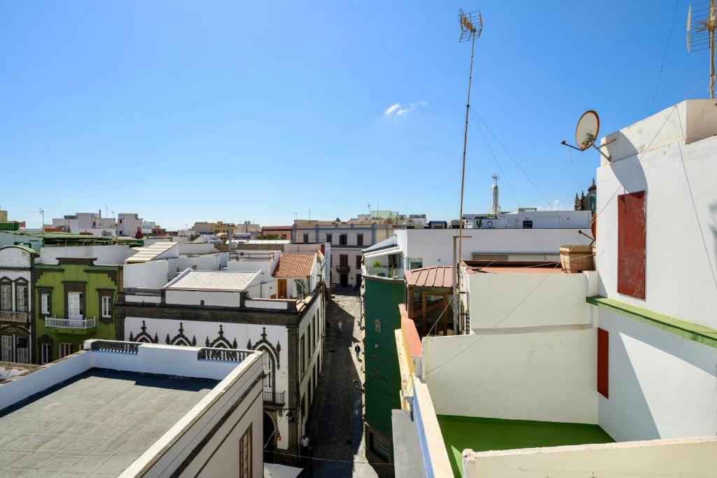 Balkón alebo terasa v ubytovaní Vegueta Rooftop Suites