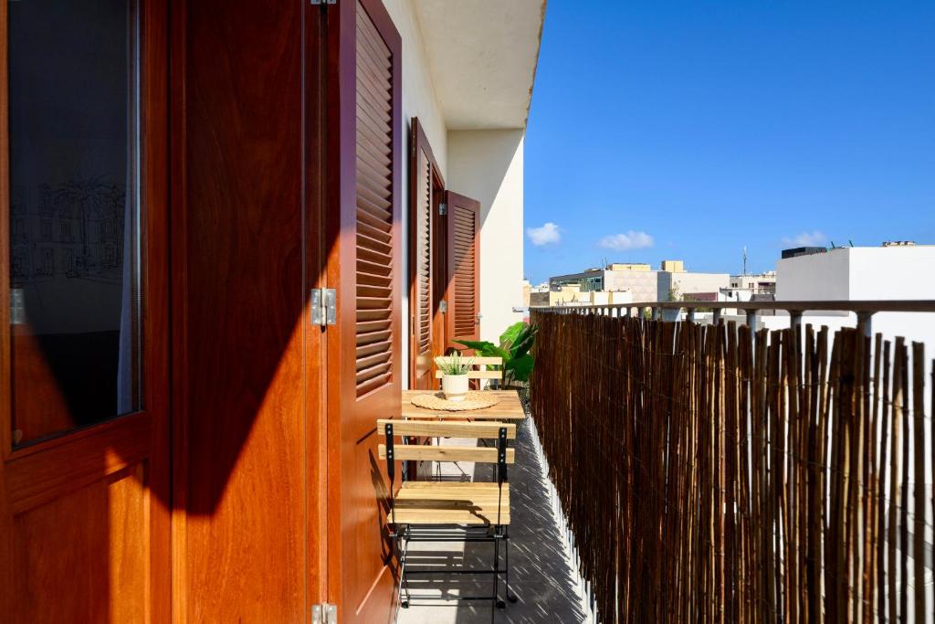 Balkón alebo terasa v ubytovaní Vegueta Rooftop Suites
