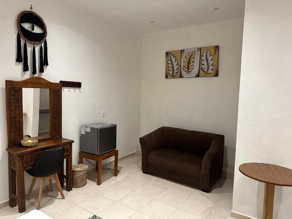 Posezení v ubytování Hotel Casa Henequén