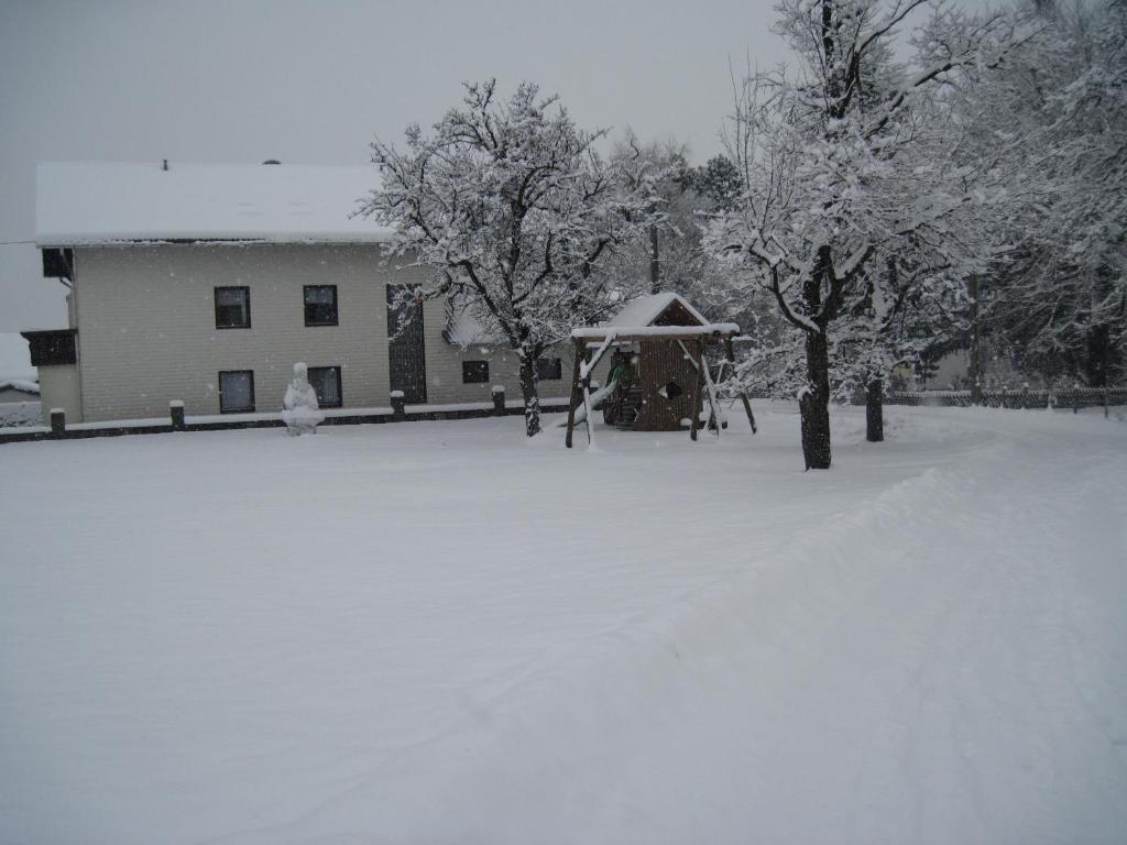 Bauernhof Serner during the winter