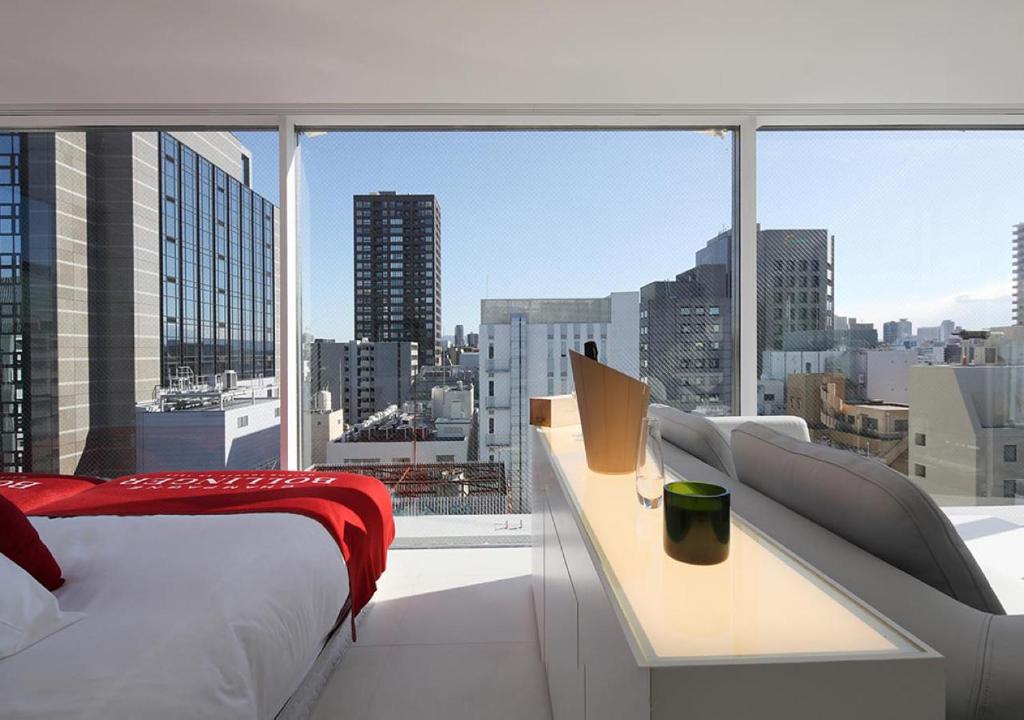 Balkón nebo terasa v ubytování CUVEE J2 HOTEL OSAKA by Onko Chishin