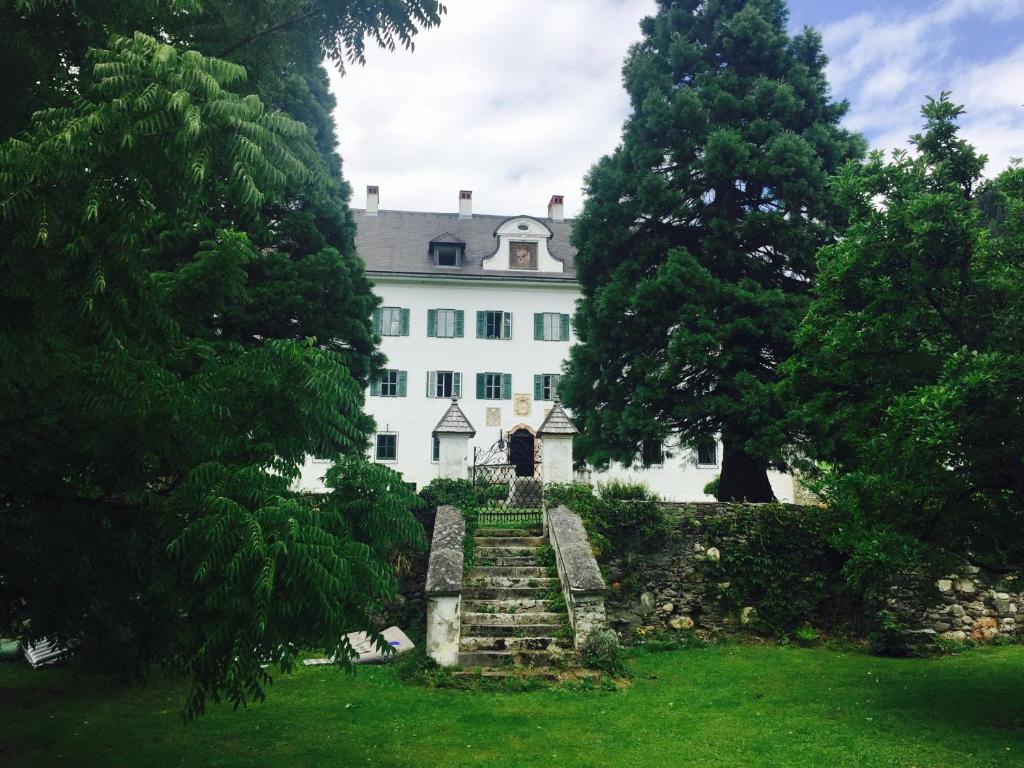 Vonkajšia záhrada v ubytovaní Schloss Gstatt