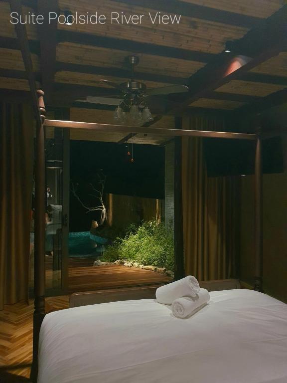 Postel nebo postele na pokoji v ubytování MINH - CASA