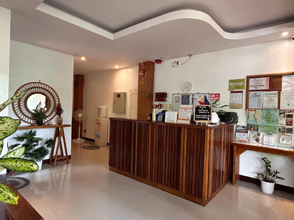 Fuajee või vastuvõtt majutusasutuses Puyo Suites Homestay