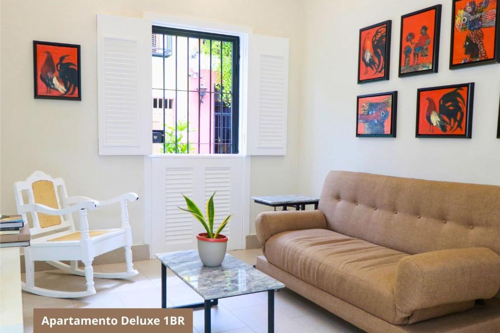 Posezení v ubytování Heritage Residences Santo Domingo
