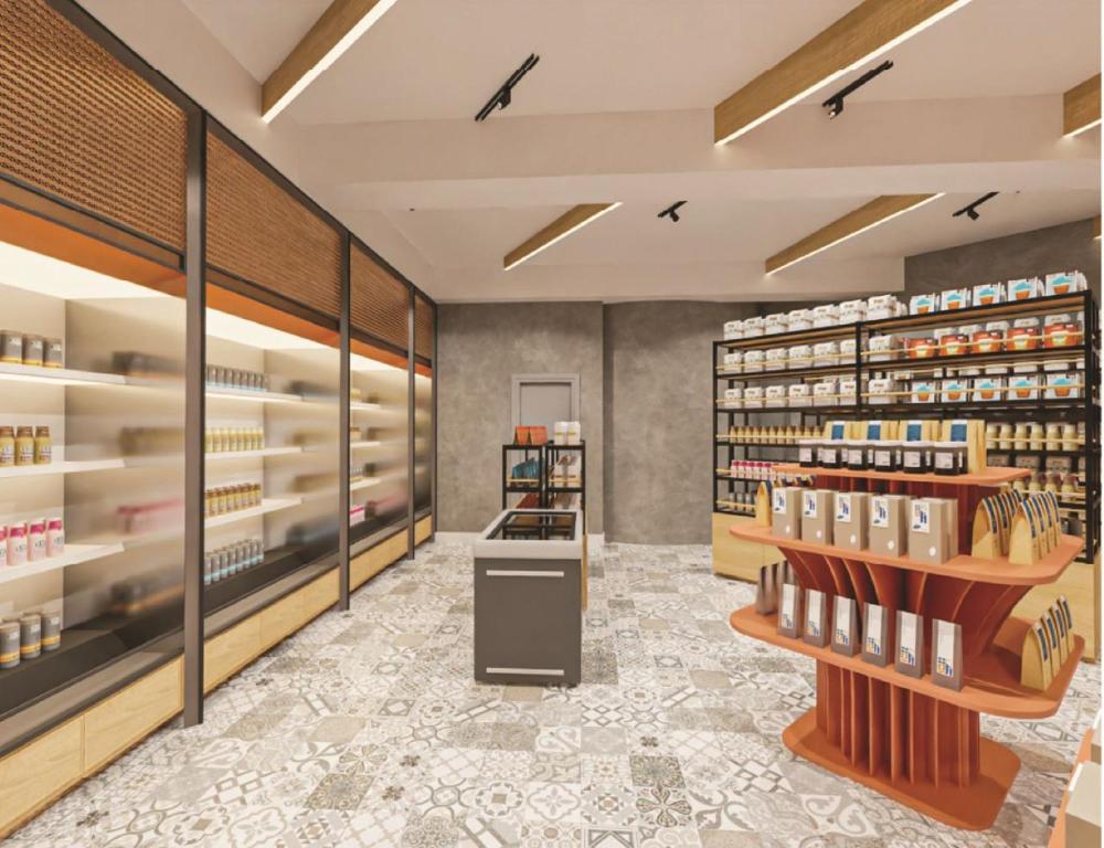 Supermarket nebo jiné obchody v  hotelu nebo okolí