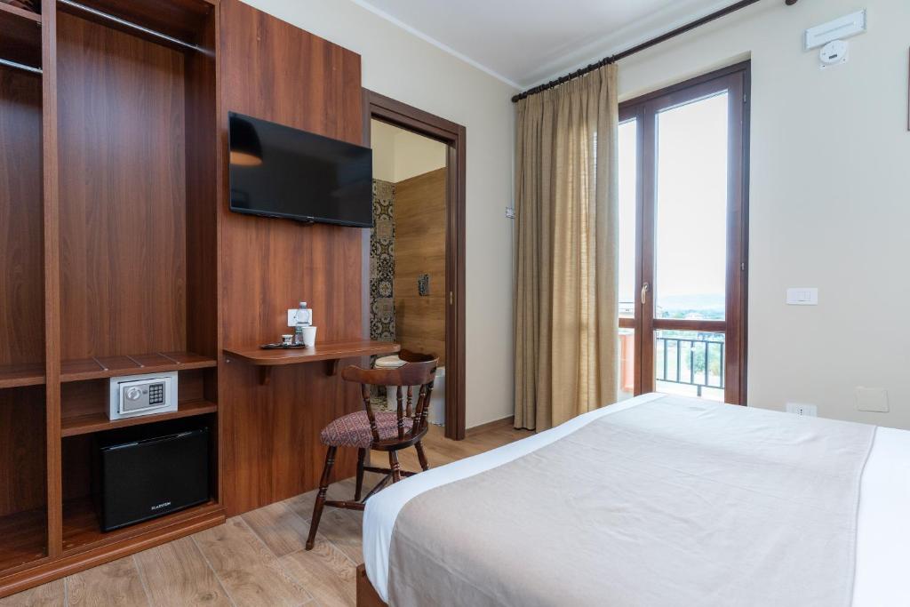 TV a/nebo společenská místnost v ubytování B&B Gusto West