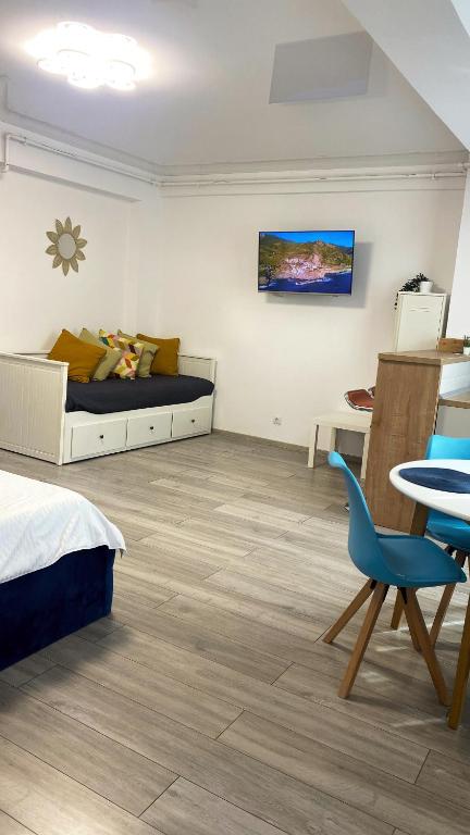 Blue Wave Studio Mamaia Nord - 国王工作室配沙发床