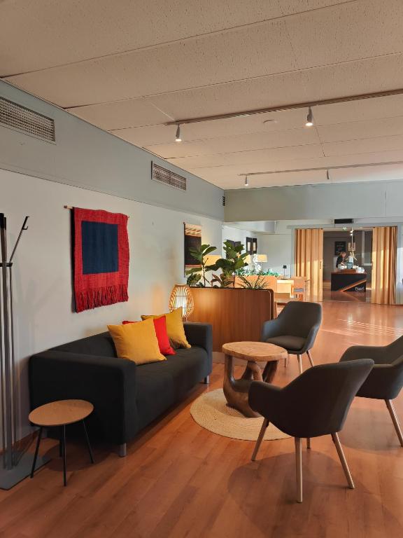 Posezení v ubytování Hotel Karhu