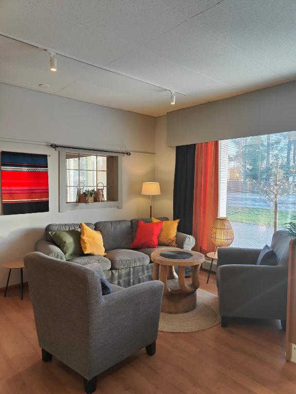 Posezení v ubytování Hotel Karhu