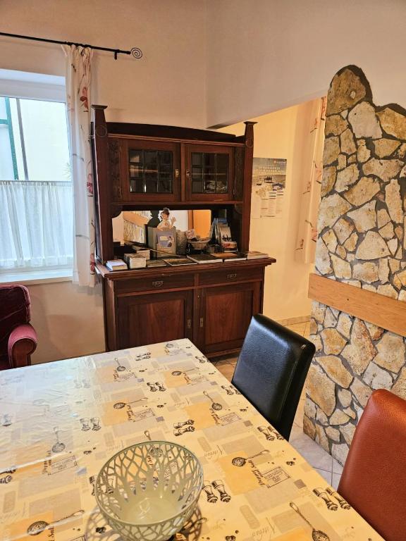 Kuchyň nebo kuchyňský kout v ubytování Ferienwohnung Koppi