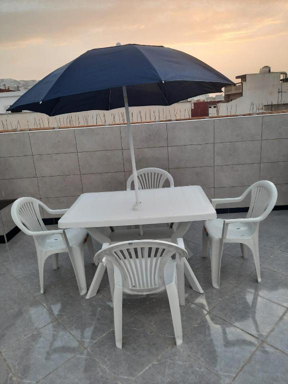 Balkón nebo terasa v ubytování Appartement Saloua ino