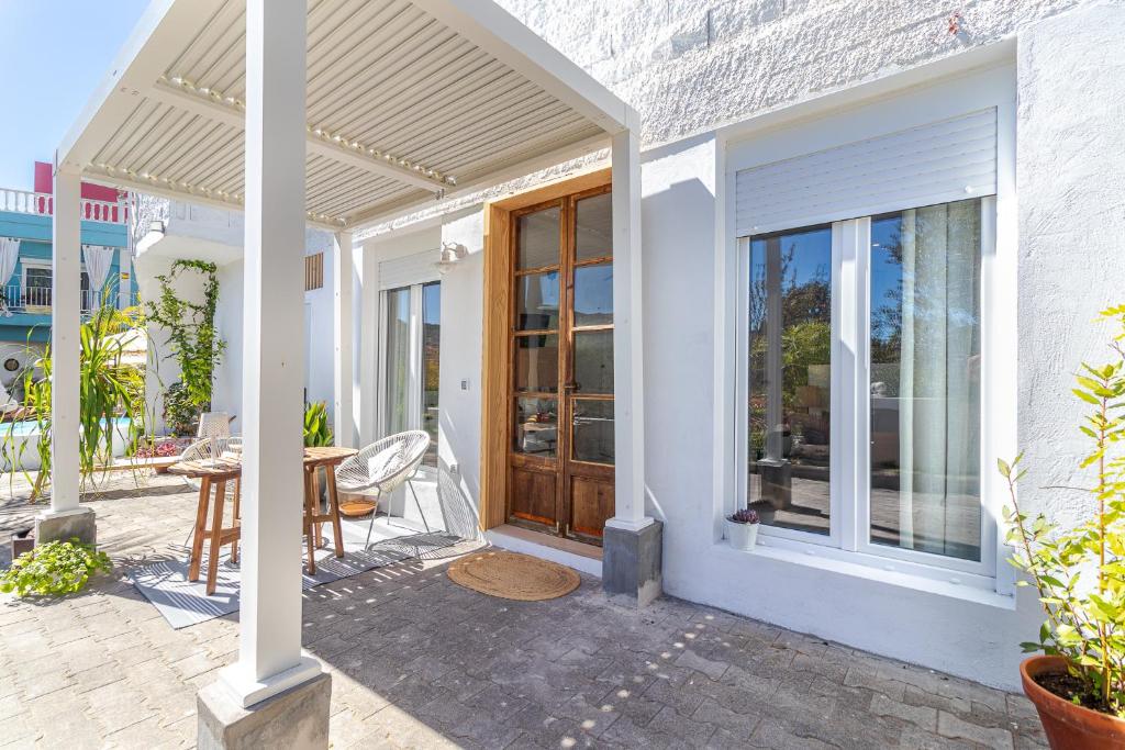 Balkón alebo terasa v ubytovaní Santa Brigida Window Suite
