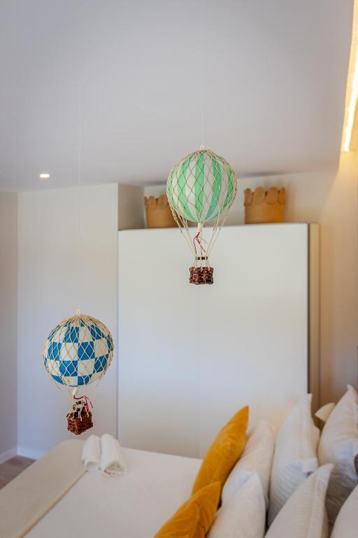 Posteľ alebo postele v izbe v ubytovaní Santa Brigida Window Suite