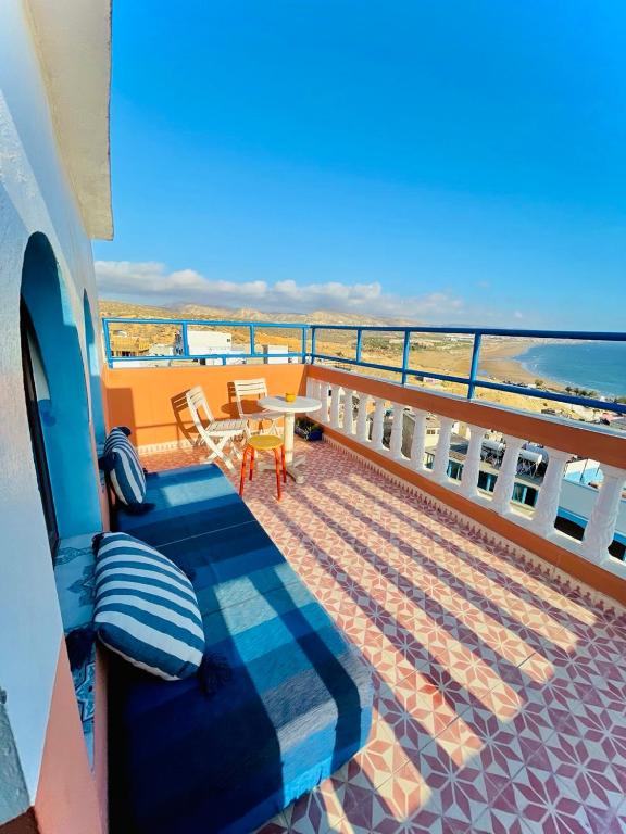 Balkón nebo terasa v ubytování Binic surf house