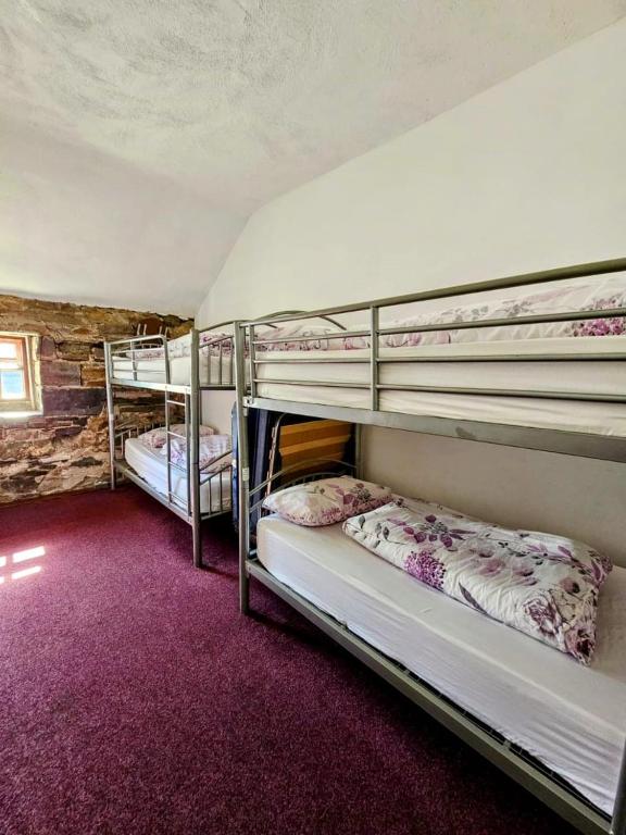 Posteľ alebo postele v izbe v ubytovaní Old Mill Holiday Hostel