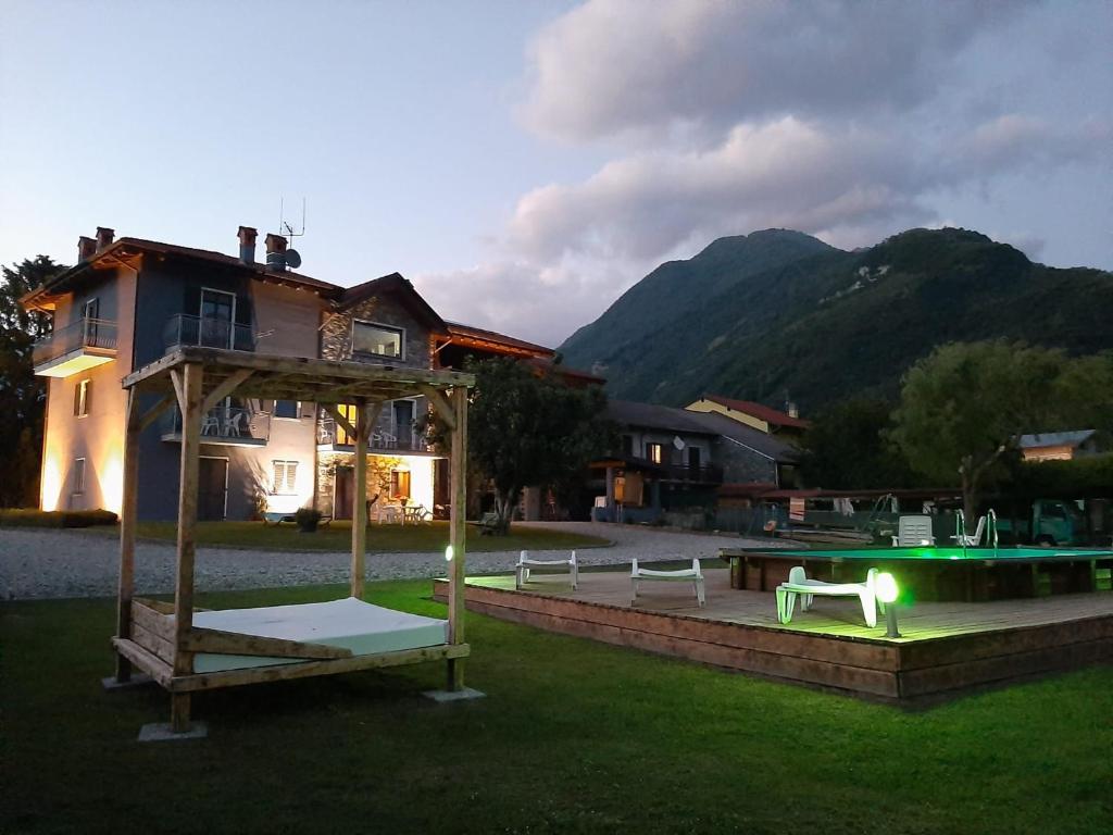 Nespecifikovaný výhled na hory nebo výhled na hory při pohledu z bed and breakfast
