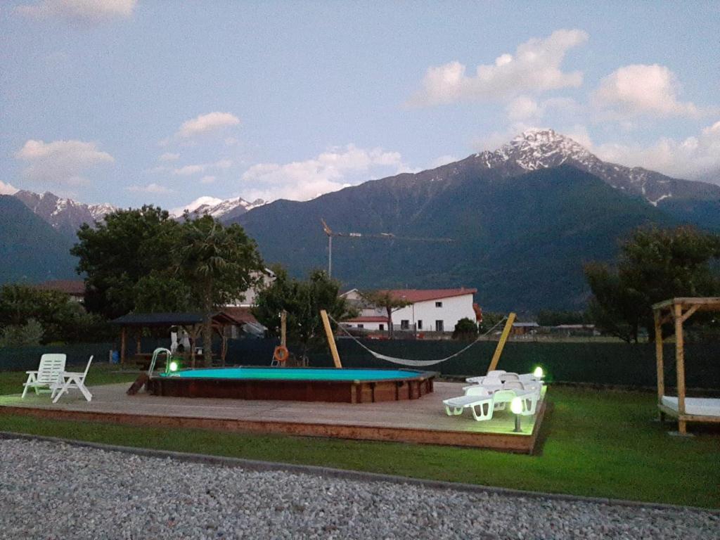 Nespecifikovaný výhled na hory nebo výhled na hory při pohledu z bed and breakfast