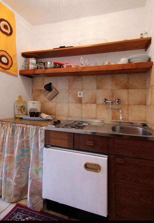 Kuchyňa alebo kuchynka v ubytovaní Apartments Emily