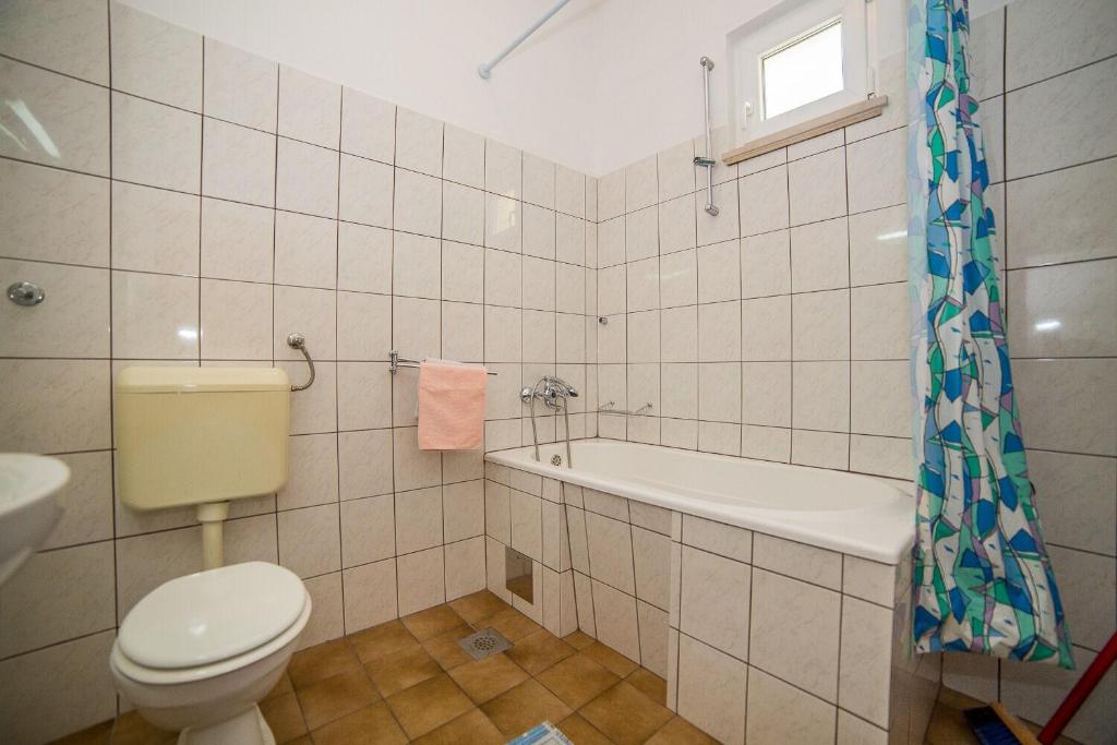 Kúpeľňa v ubytovaní Apartments Saga
