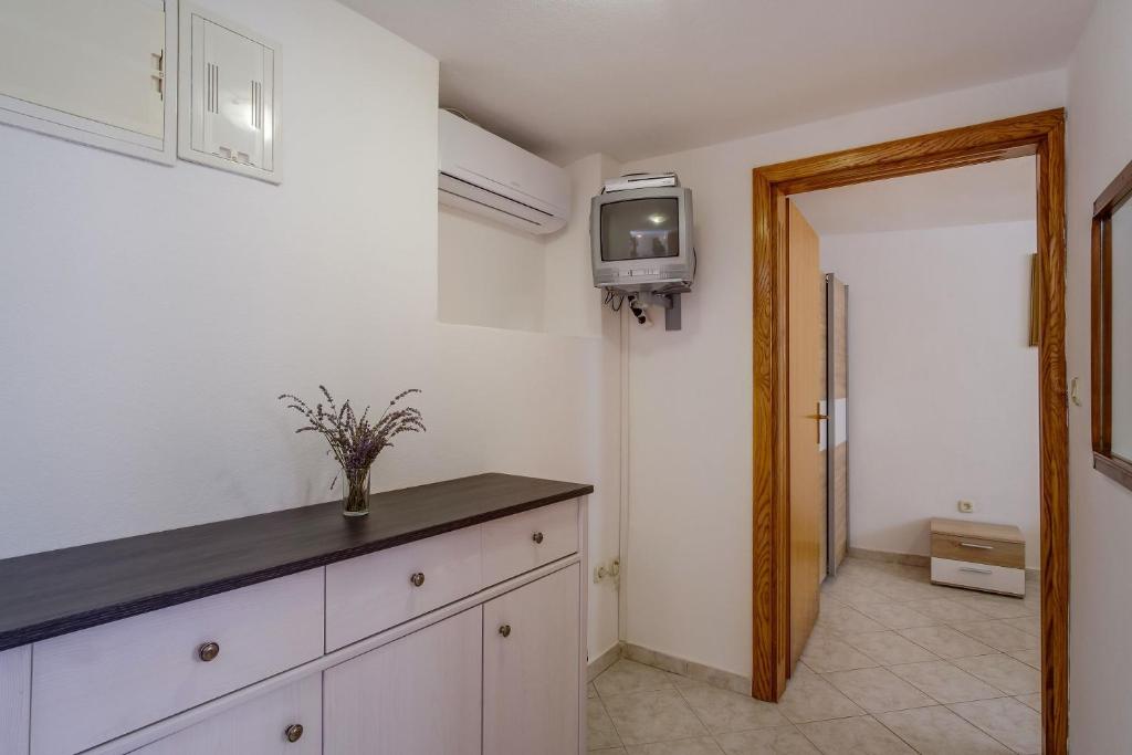 Koupelna v ubytování Apartments Stipe