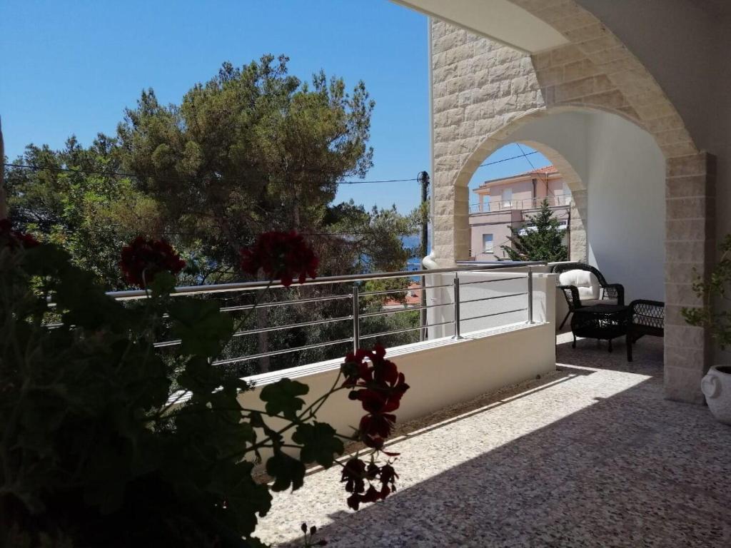 Balkón nebo terasa v ubytování Apartment Vesna