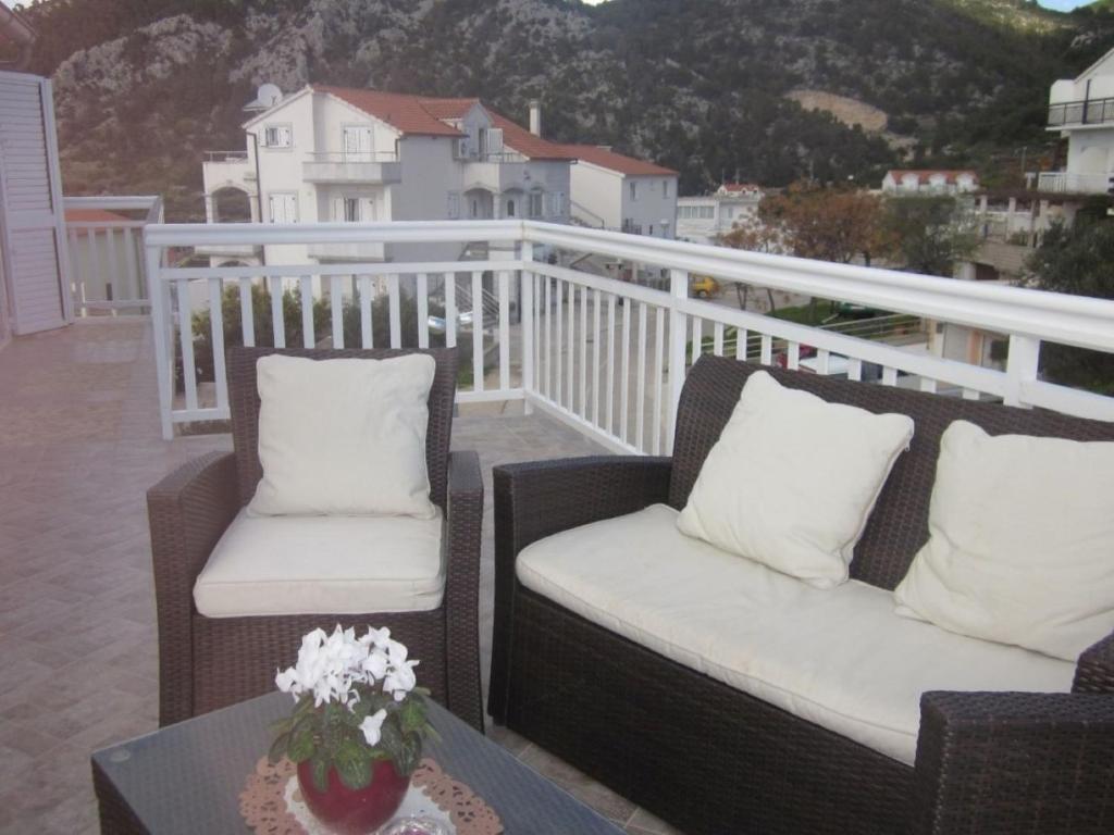 Balkón alebo terasa v ubytovaní Apartments Sto