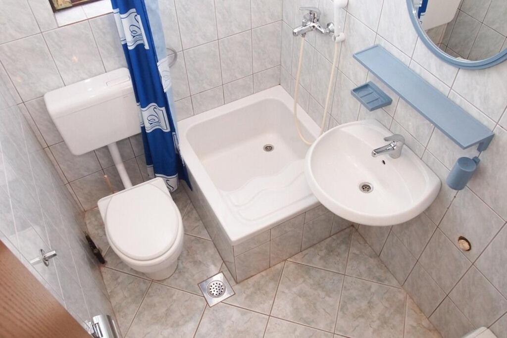Koupelna v ubytování Apartments Ruza