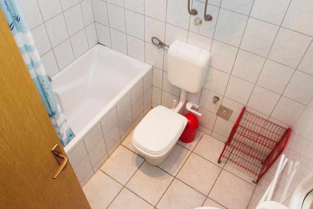 Koupelna v ubytování Apartments Ruza