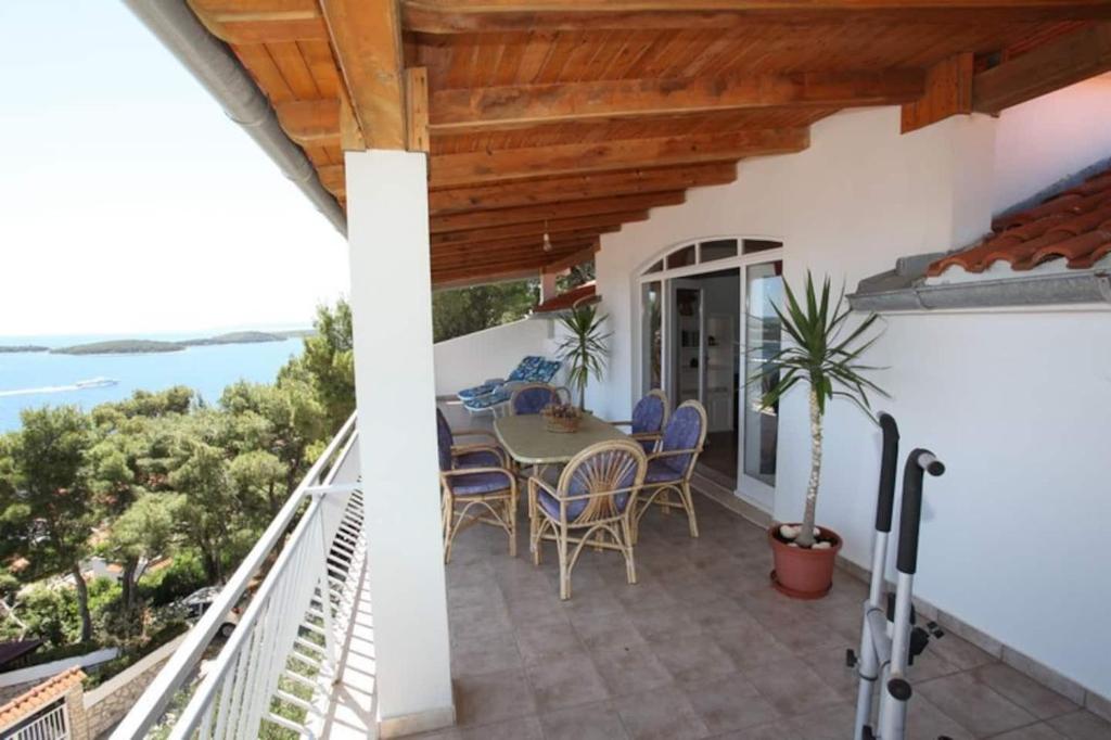 Balkón alebo terasa v ubytovaní Apartments Nadi