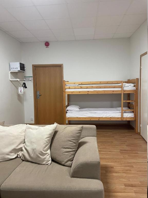 Postel nebo postele na pokoji v ubytování Trestads Värdshus