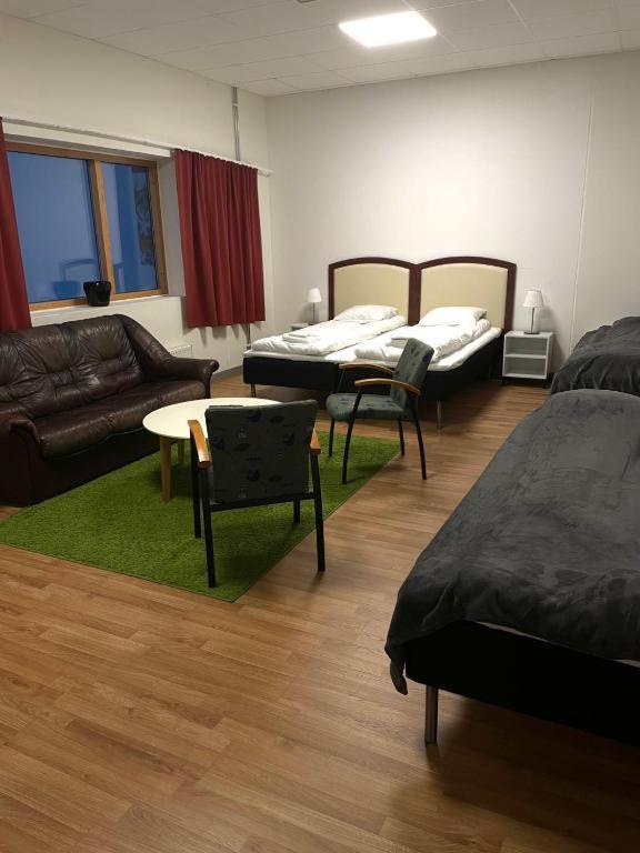 Postel nebo postele na pokoji v ubytování Trestads Värdshus