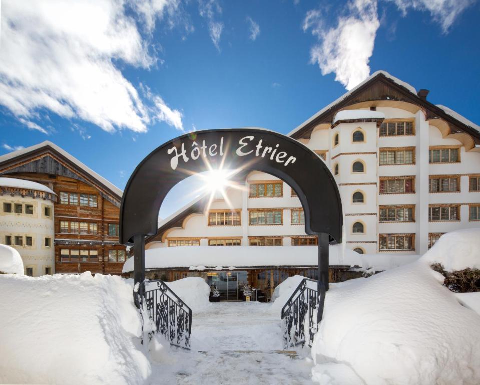 Hotel Etrier v zimě