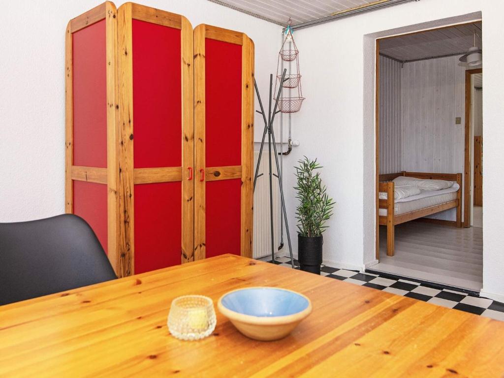 Postel nebo postele na pokoji v ubytování 4 person holiday home in Sydals