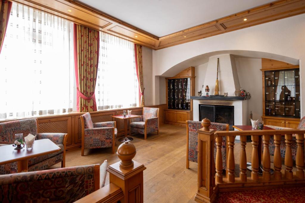 Posezení v ubytování Sporthotel Wildstrubel
